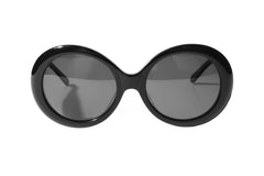 MEGUMI•O Polarized No Cheek Touch<br /> Jackie O Sunglasses (Black)